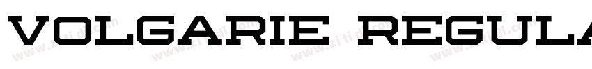 Volgarie Regular字体转换